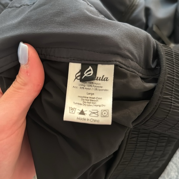 Ptula black sweat jacket. Size large. - Picture 4 of 4